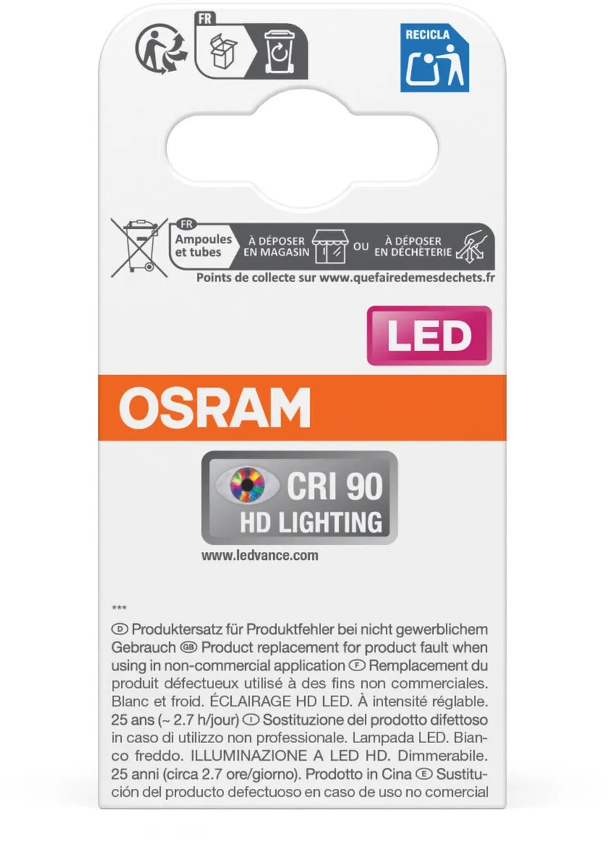 Osram LED Spot Reflector Superstar PAR16 35 - 2,4W - 4000K - GU10 - 36° - afbeelding 6 van 6
