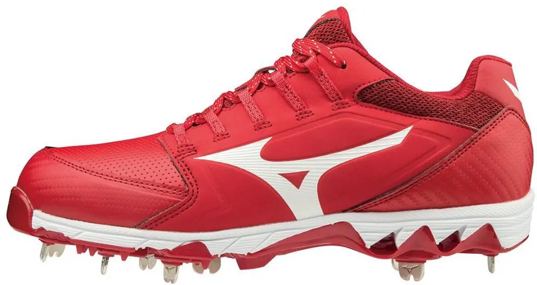 Mizuno 9-Spike Swift 6 Dames (320588) 6,0 Rood/Wit