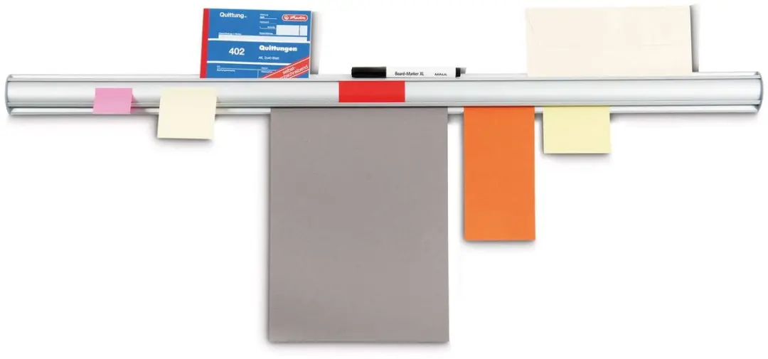 MAUL Ballfix Wandklemlijst - Zilver - Aluminium - 100.6 x 5.6 x 2.3cm - afbeelding 4 van 6