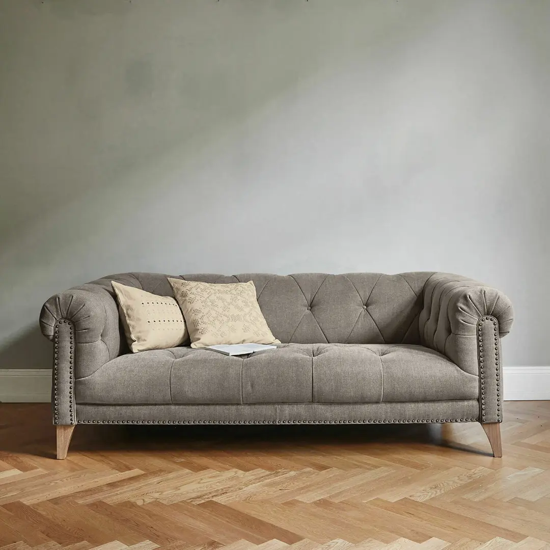 Loberon Sanbornville Bank - Taupe - afbeelding 6 van 6