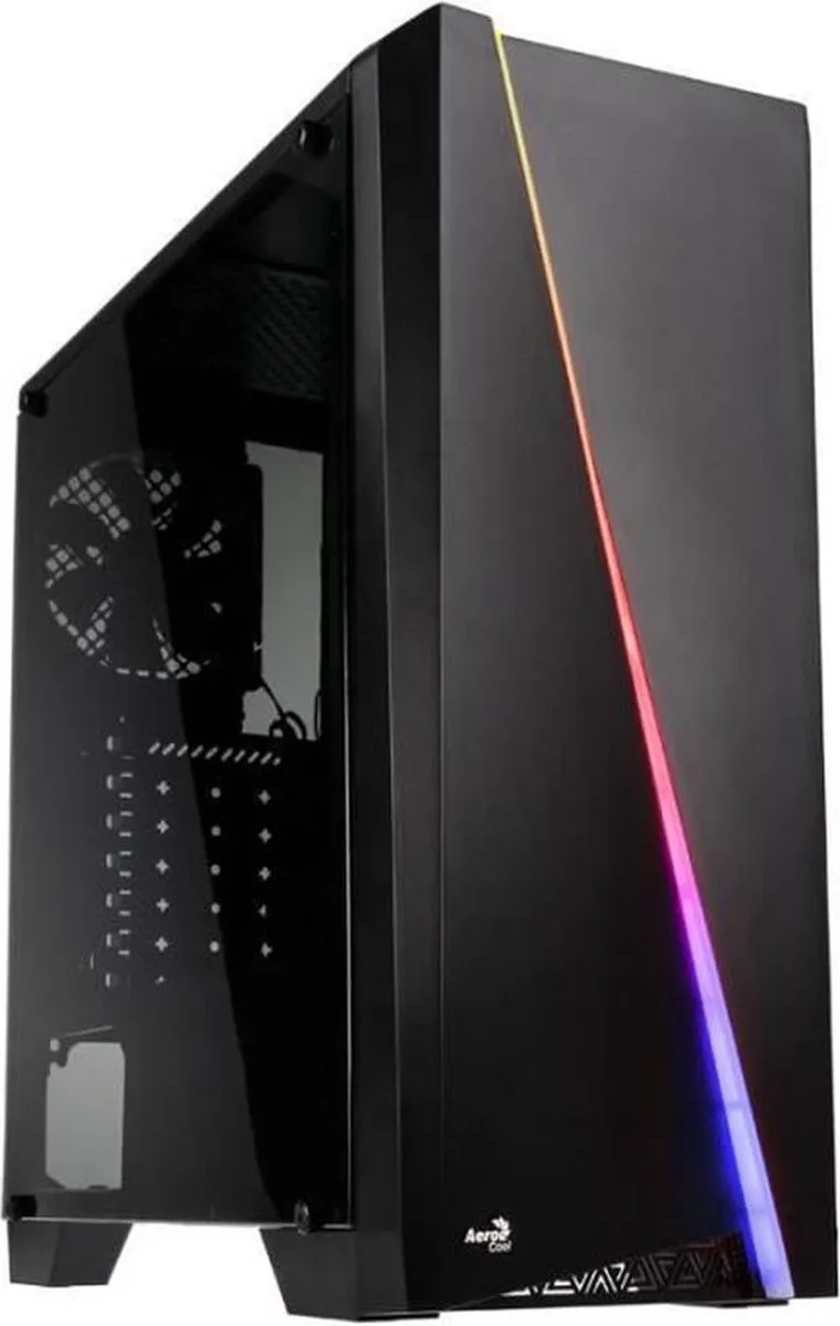 ATX Semi-tower Box Aerocool ACCM-PV10012.11 RGB USB3.0 LED RGB Black