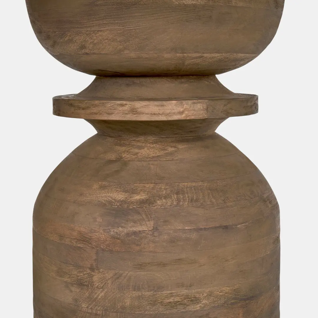 Loberon Granås Tafel Ø140cm - Bruin - afbeelding 4 van 6