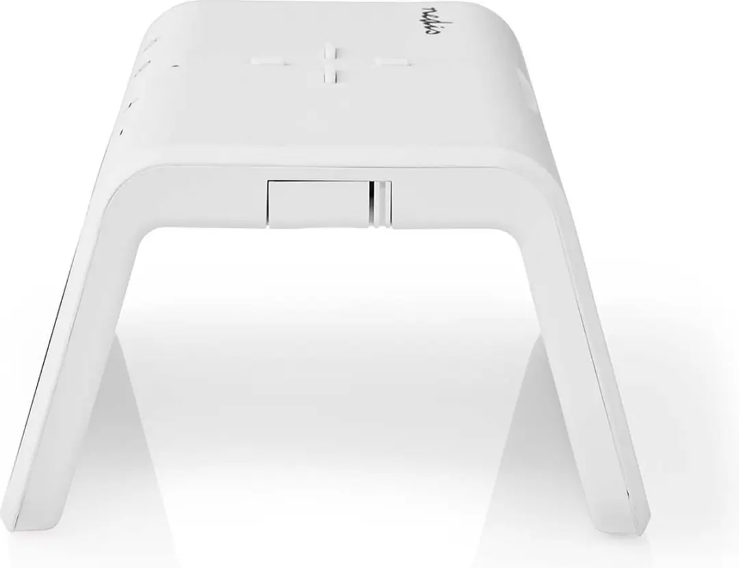 Nedis WCACQ30WT Wekker met Draadloze Oplader - Wit - afbeelding 2 van 6
