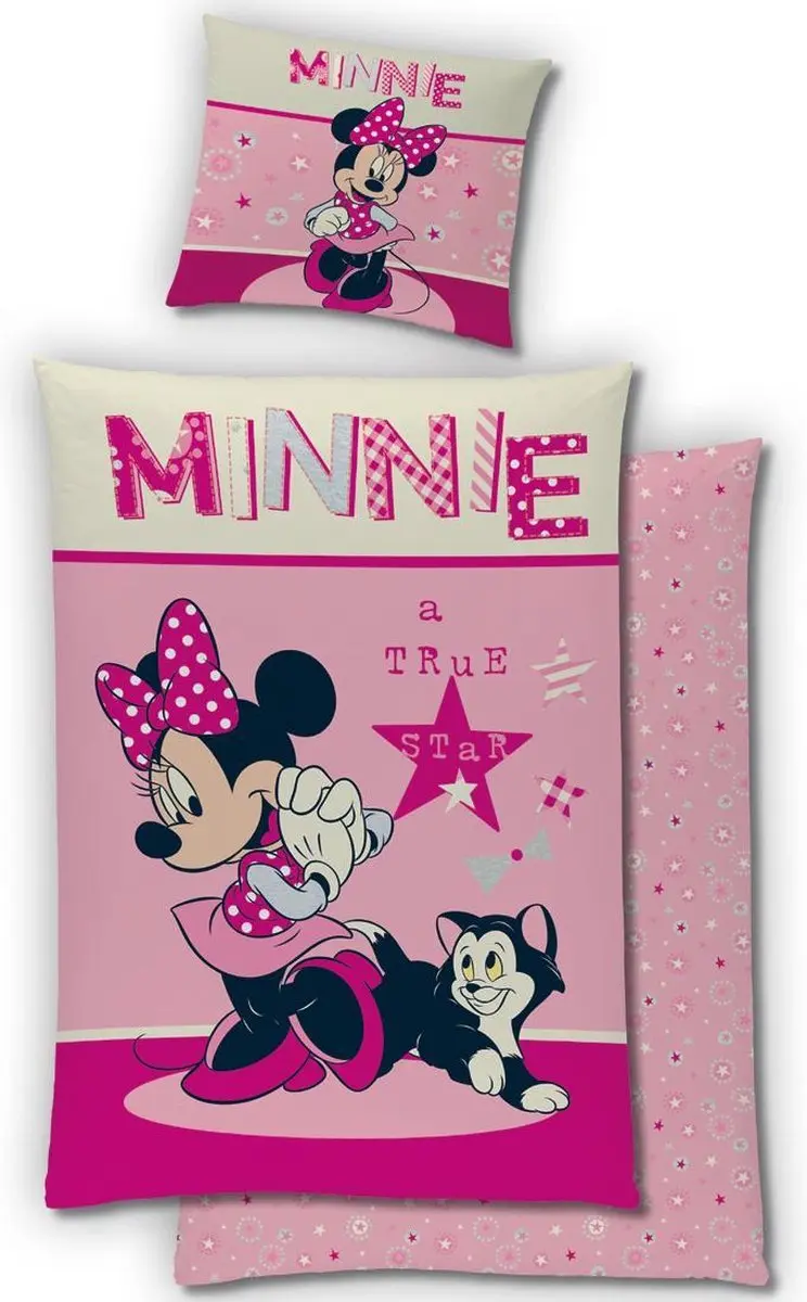 Disney Minnie Mouse Dekbedovertrek Flanel 140 x 200 cm