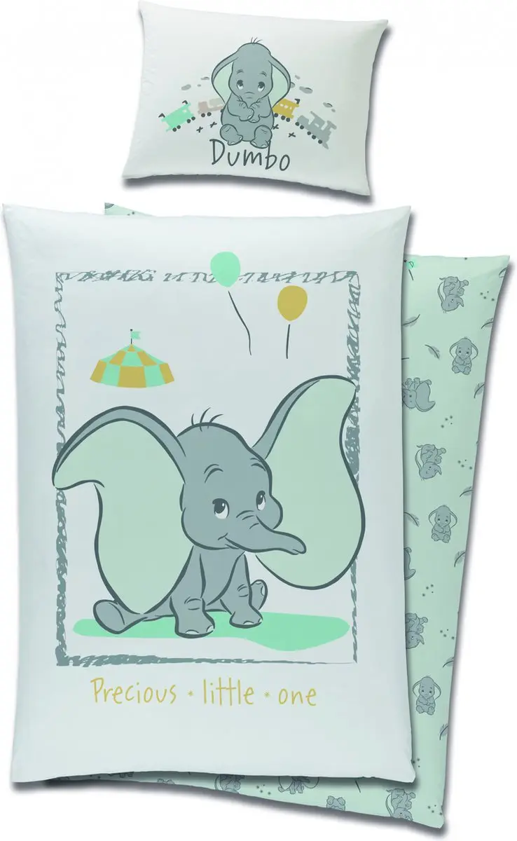 Disney Dumbo BABY Dekbedovertrek- 90 x 120 cm
