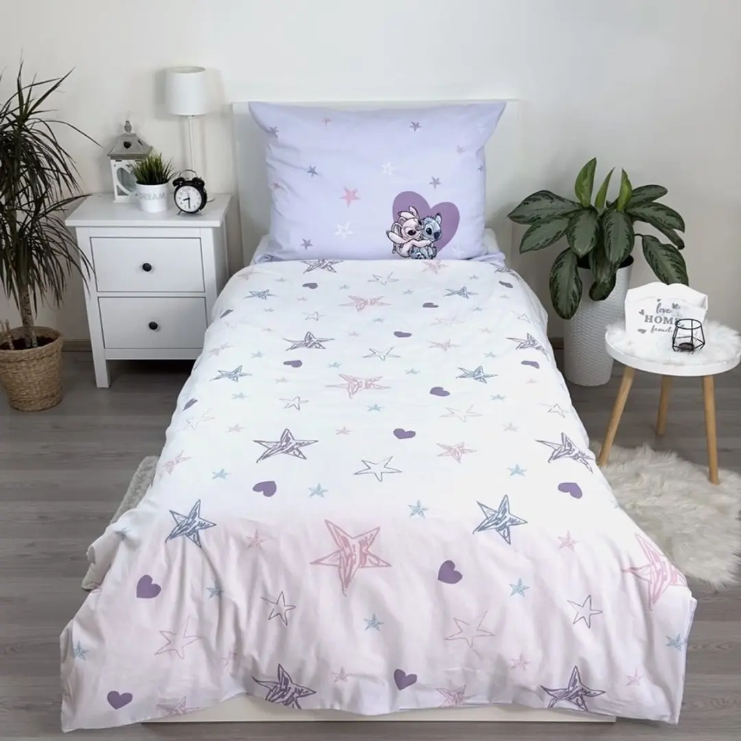 Lilo & Stitch Dekbedovertrek Eenpersoons - 140x200cm - afbeelding 6 van 6