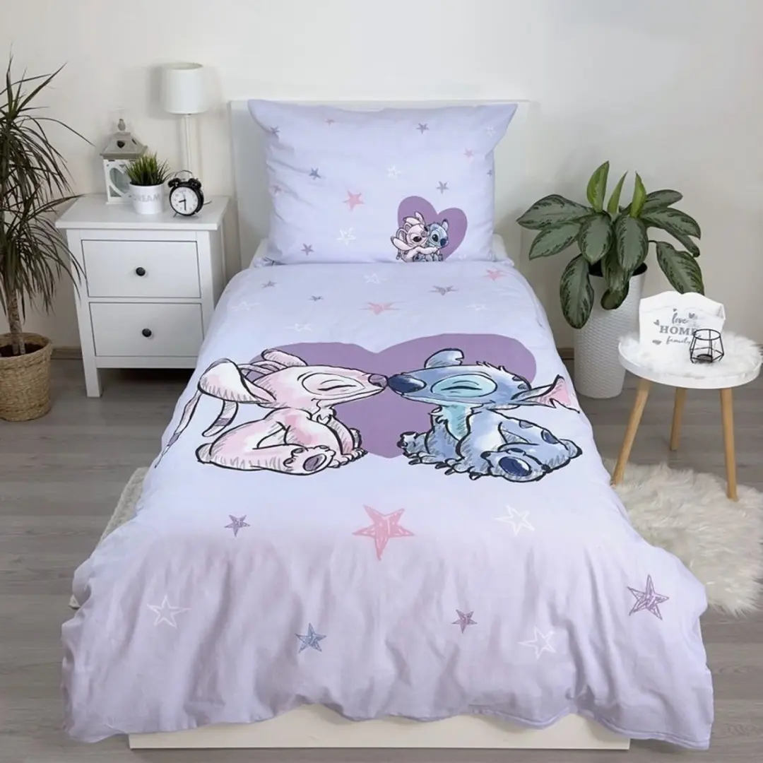 Lilo & Stitch Dekbedovertrek Eenpersoons - 140x200cm - afbeelding 5 van 6