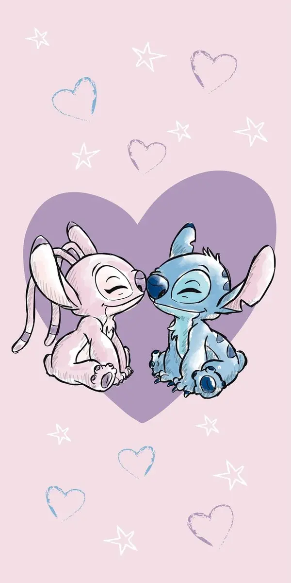 Lilo & Stitch Strandlaken Love