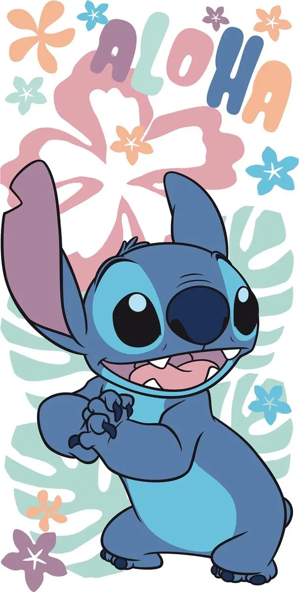 Lilo & Stitch Strandlaken Hawaii - 70x140cm - afbeelding 2 van 2