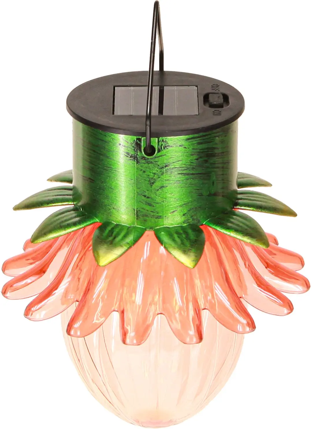 LED-hanglamp in bloemvorm op zonne-energie Ø11,5 cm 4 stuks