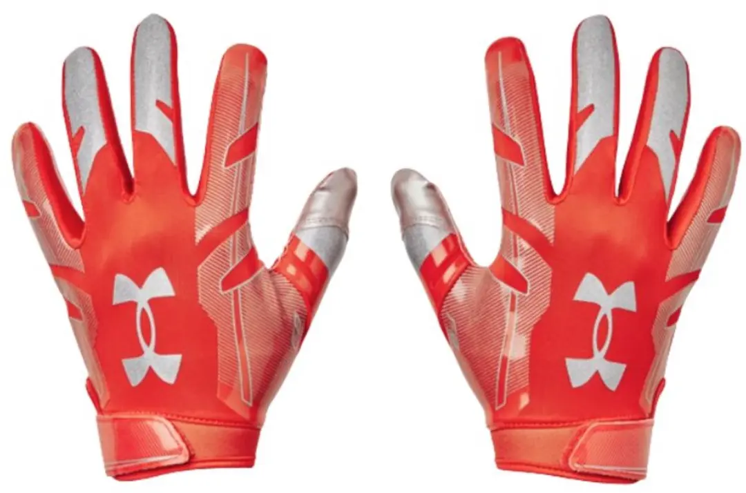 Under Armour F8 Gloves M Orange voor Sport American Football