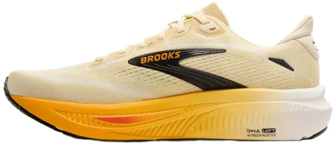 Brooks Ghost 18 Heren Hardloopschoenen - Rutabaga/Tigerlily/Orange - afbeelding 3 van 4