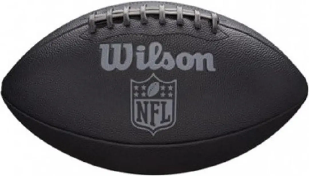 Wilson Nfl Jet Black Official Size American Football