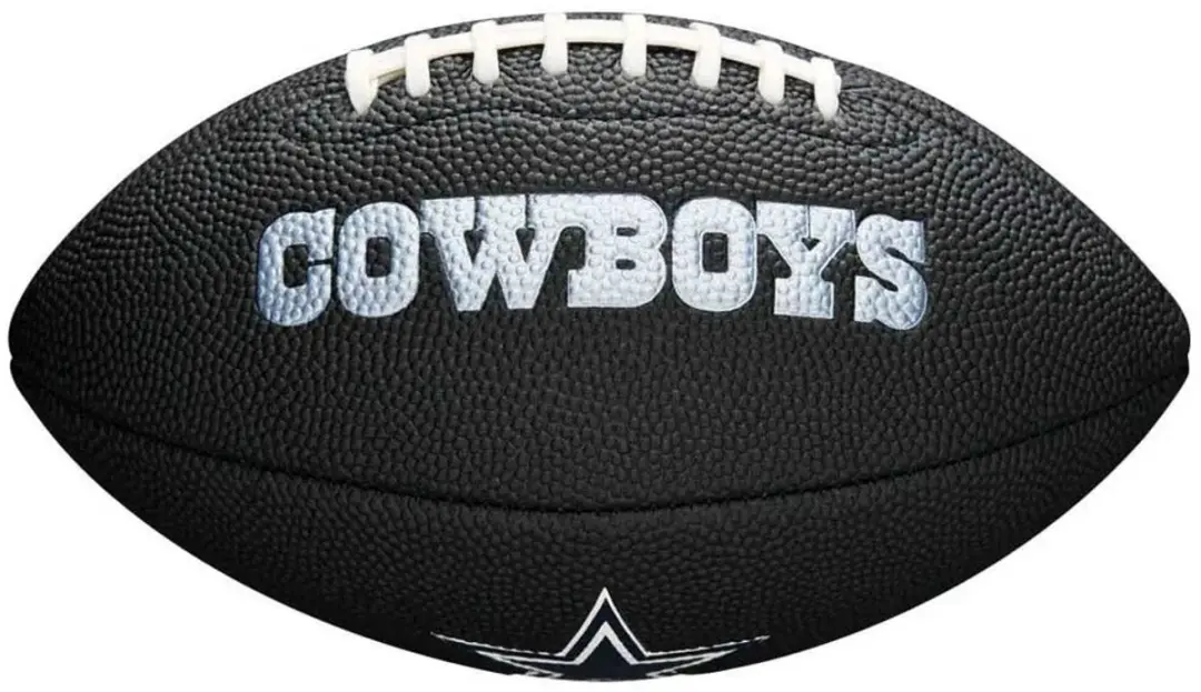 Wilson NFL Mini Soft Touch Team Cowboys Minibal - Zwart - afbeelding 6 van 6