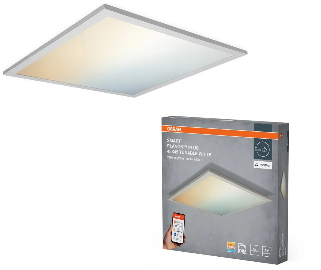 Osram Smart+ Matter Planon Plus LED Paneel 28W 2000lm