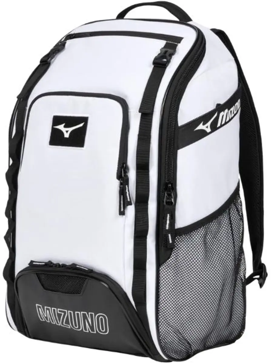 Mizuno Organizer 26 Back Pack Kleur White Backpack voor Sport Honkbal/Softball