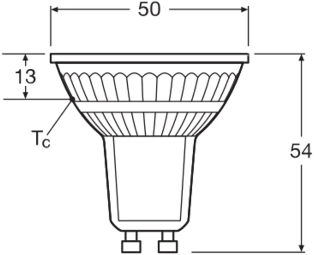 Osram GU10 PAR16 LED Spot 3.7W 4000K - 36° Ø50mm