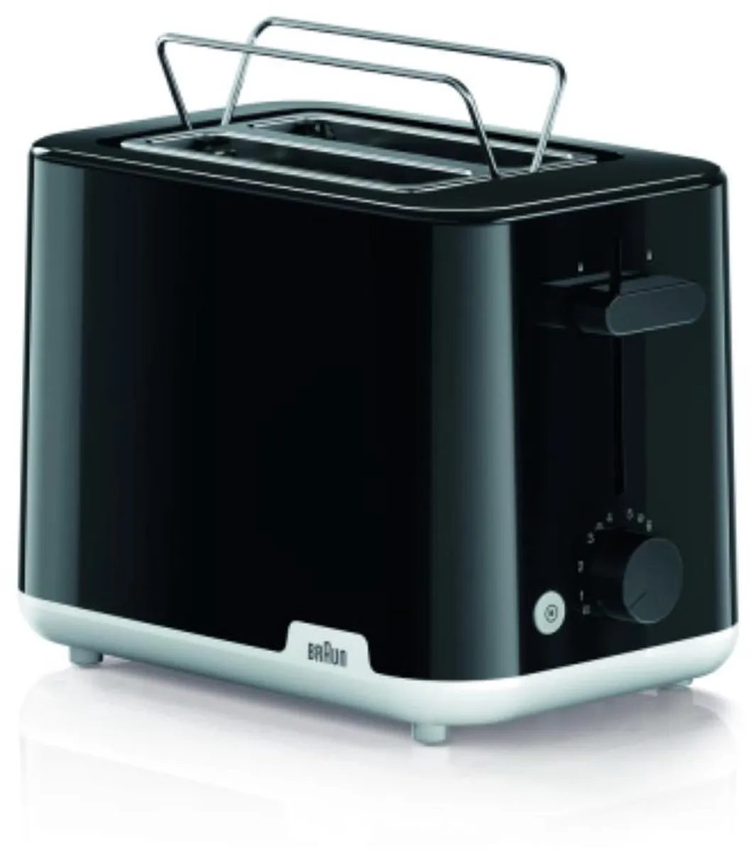 Braun HT 1010 Broodrooster 900W - 2 Sneden - Zwart
