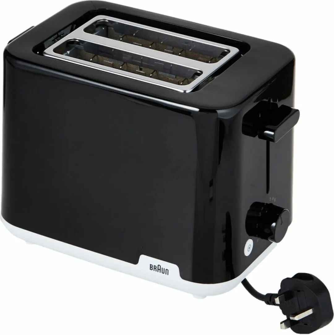 Braun HT 1010 Broodrooster 900W - 2 Sneden - Zwart