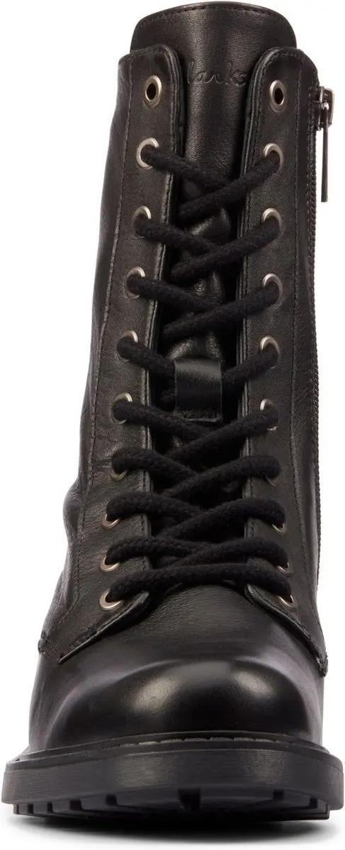 Clarks Orinoco 2 Style Enkellaarzen - Black Leather - afbeelding 4 van 6
