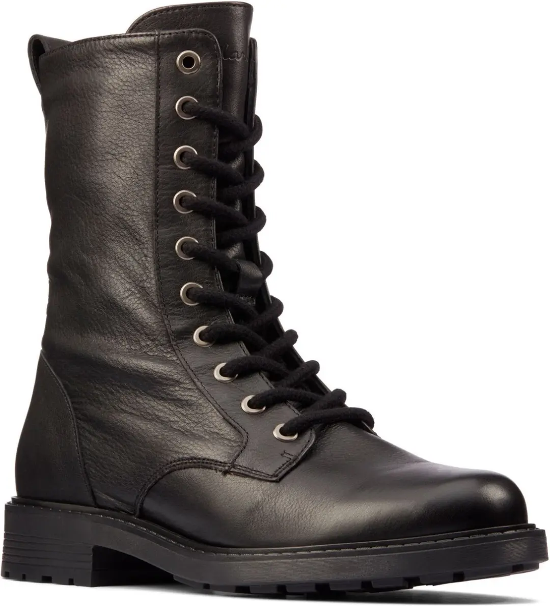 Clarks Orinoco 2 Style Enkellaarzen - Black Leather - afbeelding 3 van 6