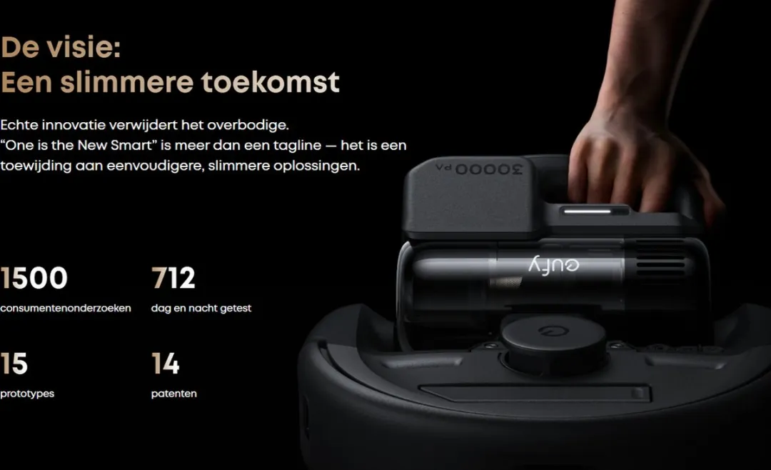 Eufy 3-in-1 E20 Robotstofzuiger - 623.4 Airwatts - Zwart - afbeelding 2 van 6