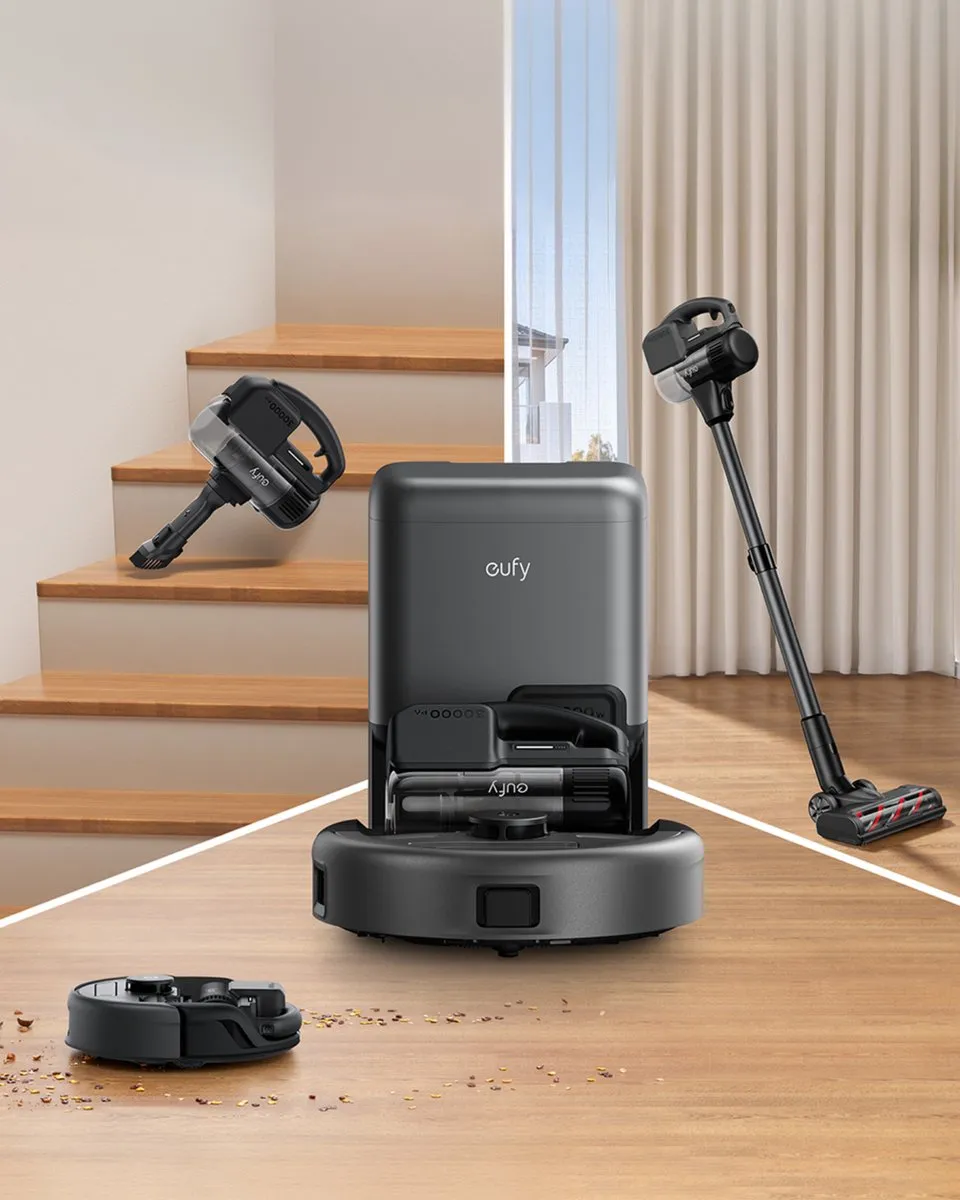 Eufy 3-in-1 E20 Robotstofzuiger - 623.4 Airwatts - Zwart - afbeelding 6 van 6