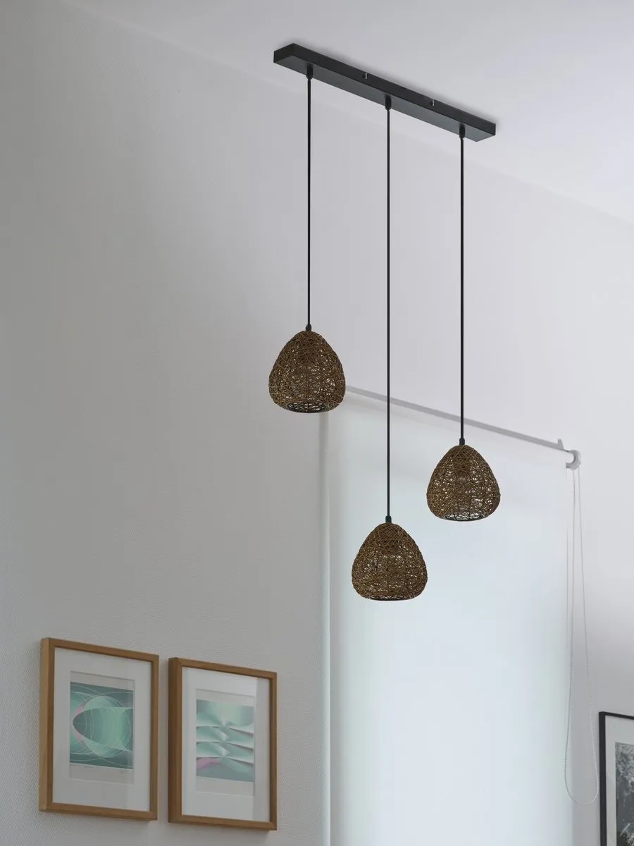 Osram Decor Paper Drop Lineaire Hanglamp - 3x E27 - Beige