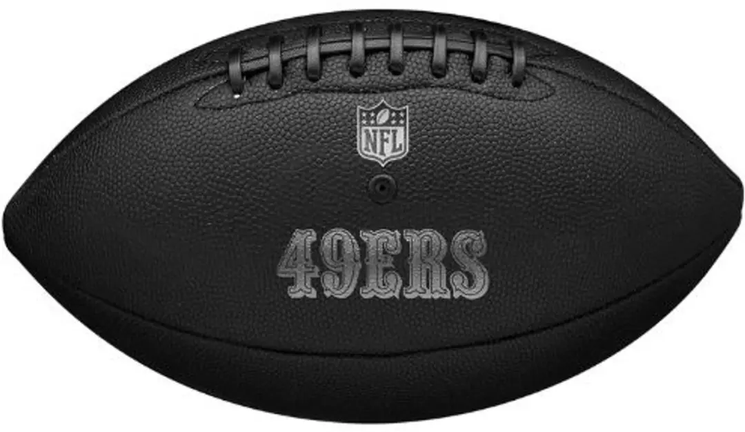 Wilson NFL Metallic Premiere 49ers American football bal - afbeelding 6 van 6