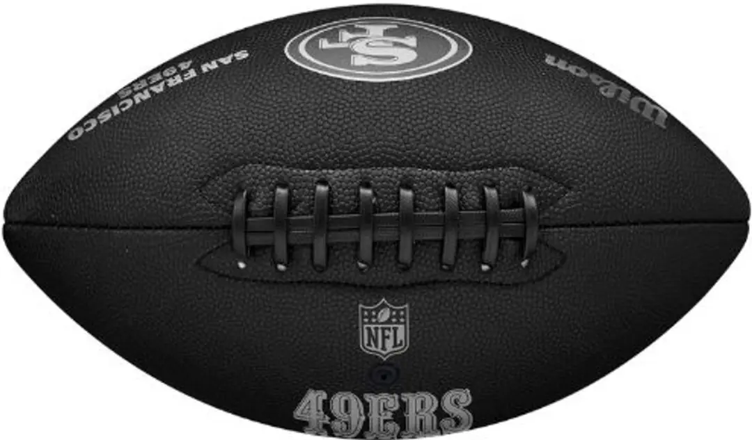 Wilson NFL Metallic Premiere 49ers American football bal - afbeelding 3 van 6