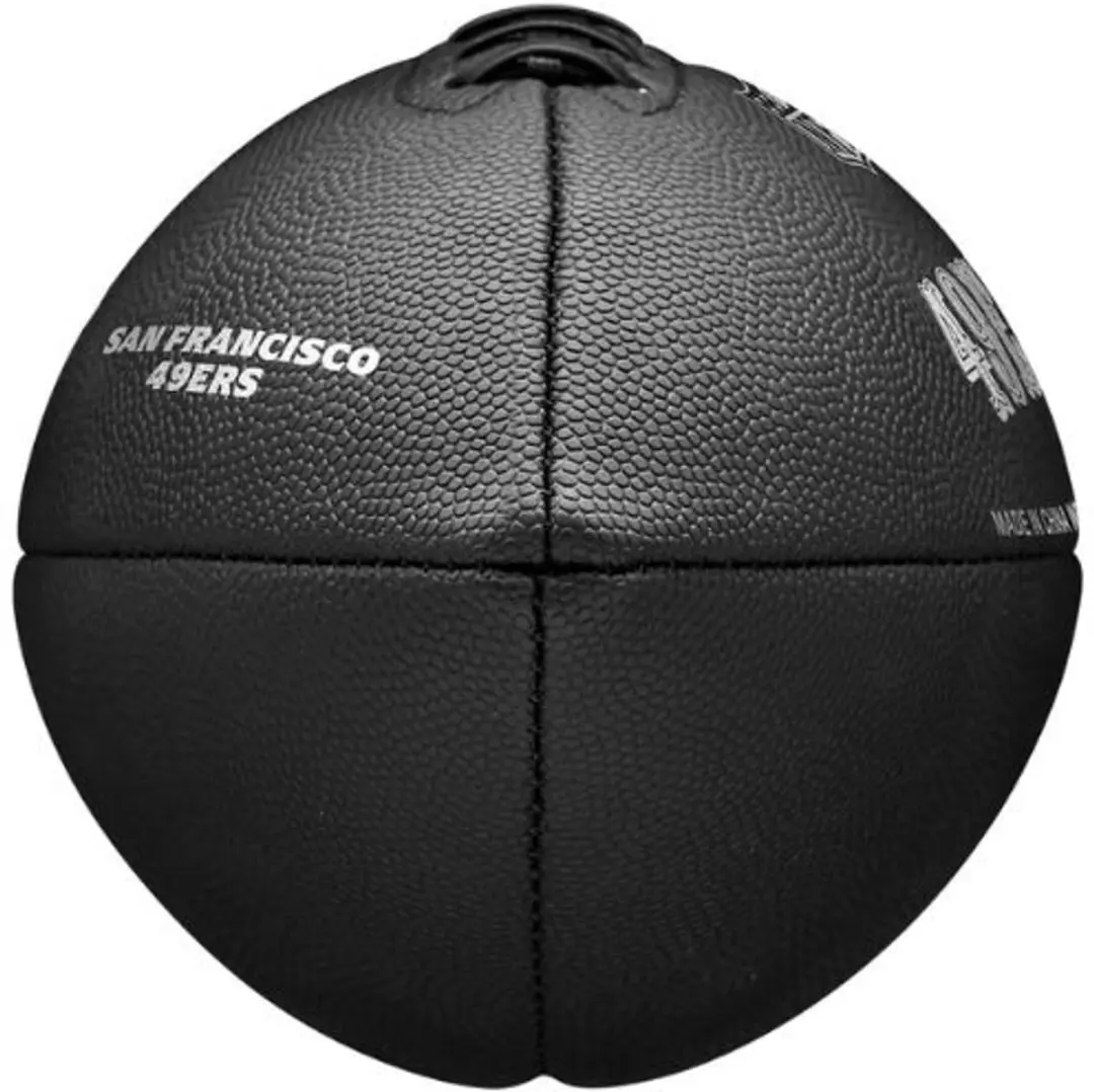 Wilson NFL Metallic Premiere 49ers American football bal - afbeelding 5 van 6
