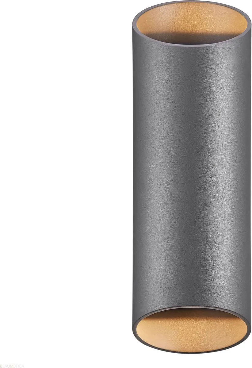 Nordlux Nico Wandlamp 2xGU10 22cm - Antraciet