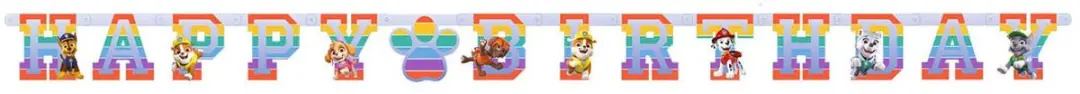 PAW Patrol Letterslinger 180cm - Meerkleurig - afbeelding 4 van 5