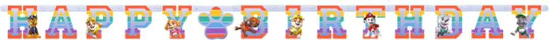 PAW Patrol Letterslinger 180cm - Meerkleurig - afbeelding 3 van 5