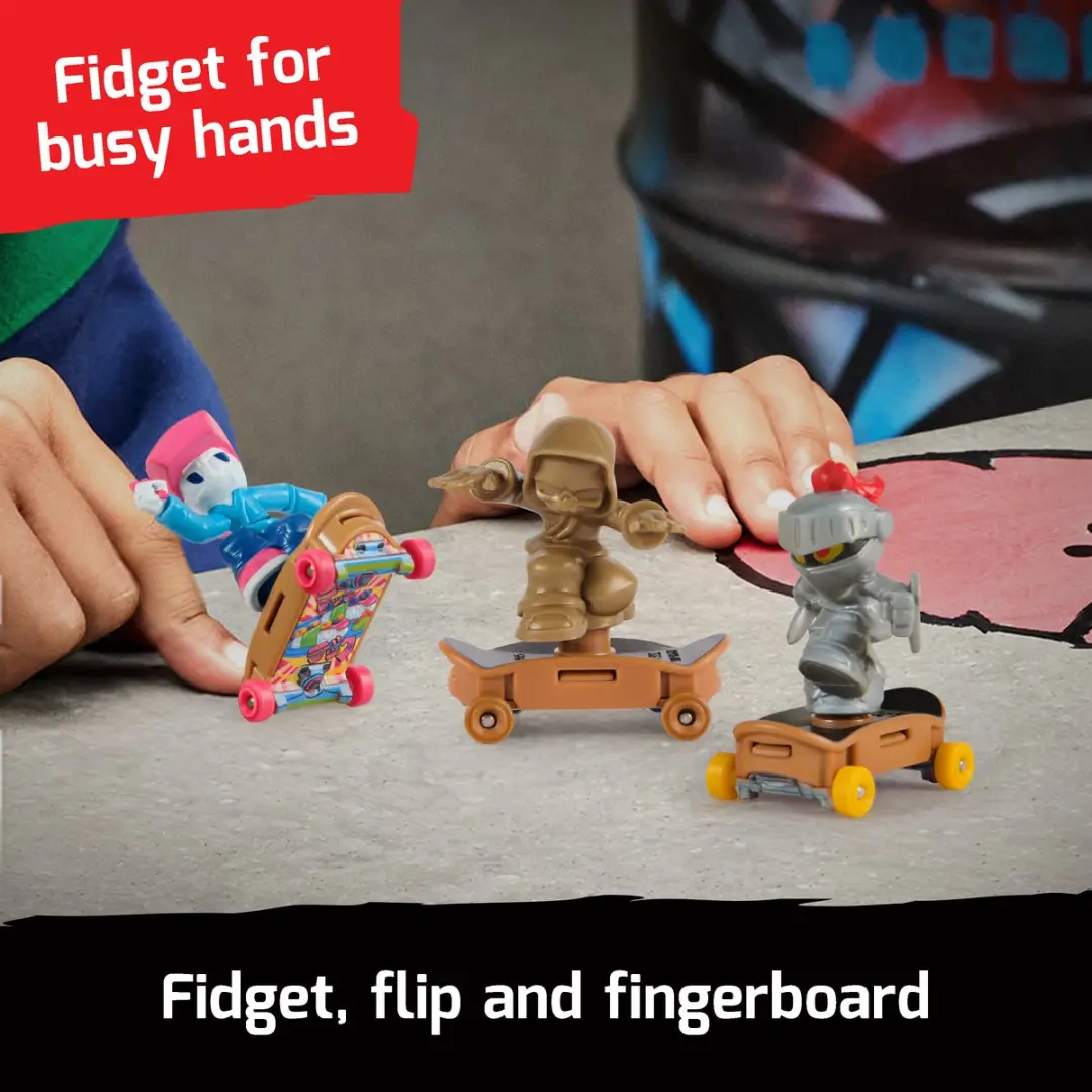 Spin Master Tech Deck Free Riders Fingerboard 4-pack - afbeelding 5 van 6