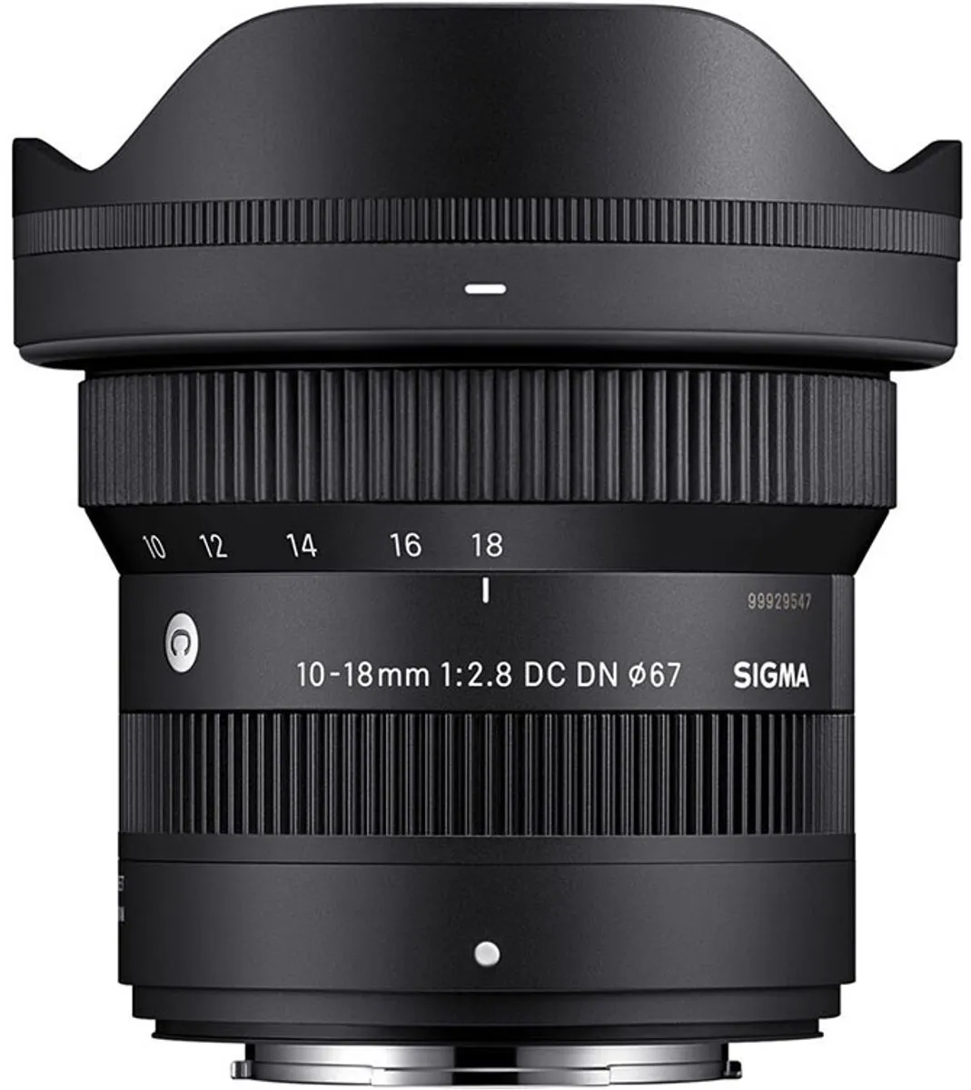 Sigma 10-18mm F2.8 DC DN Contemporary Fujifilm X - Objectief - 67mm