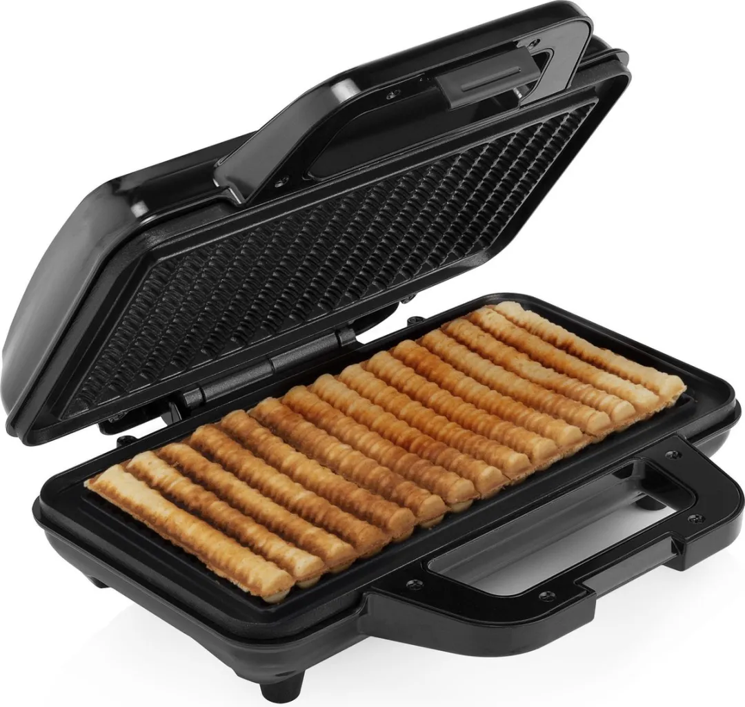 Tristar Wafelijzer WF-1171 1000W - 15 Wafels - Zilver/Zwart