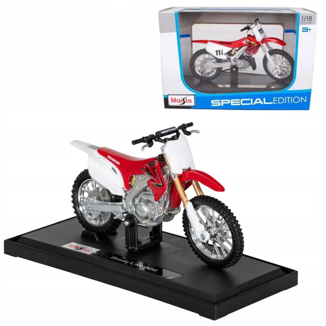 Honda CRF450R modelauto 1:18 Maisto
