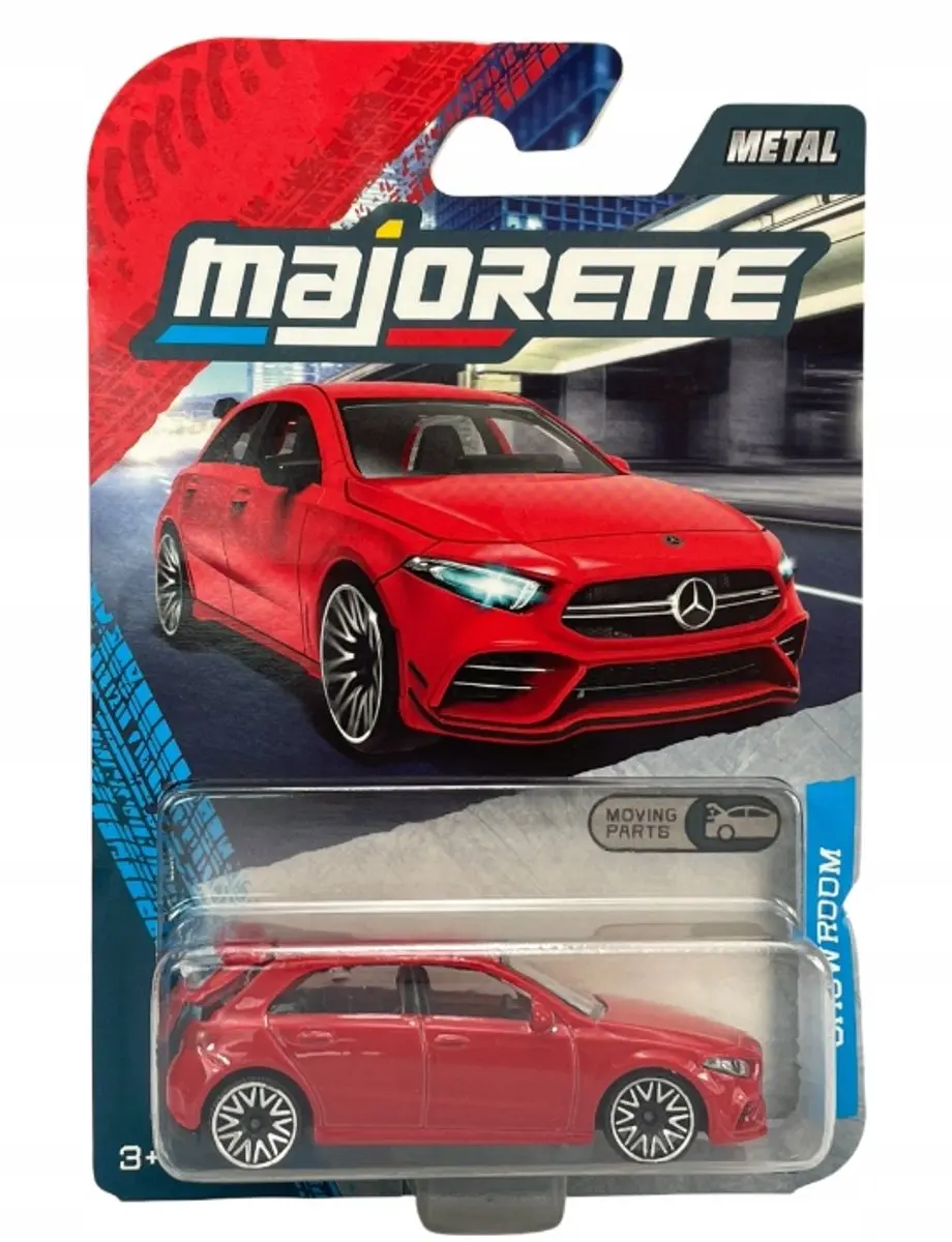Majorette Mercedes-AMG A 35 Schaal 1:64 Metaal Rood Nieuw