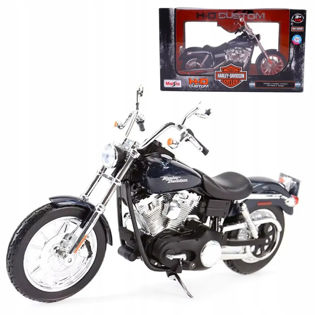 Maisto Harley Davidson Dyna Street Bob 1:12 Modorfiets-model