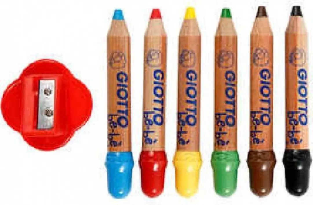 Giotto be-bé Jumbo Kleurpotloden - Veelkleurig - 6 stuks - afbeelding 2 van 6