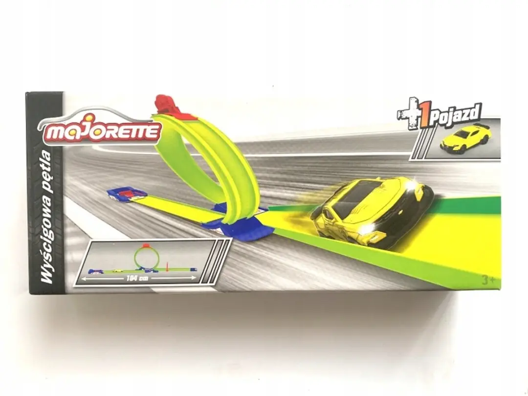 Majorette Race Loop Autospeelbaan met 1 Auto