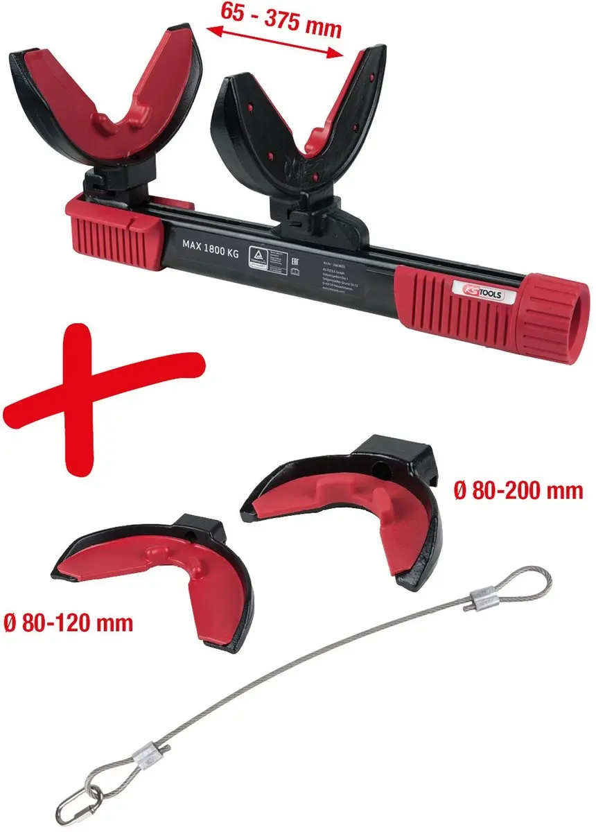 KS Tools 500.8625 Veerspanset 6-delig - 1800kg - afbeelding 6 van 6