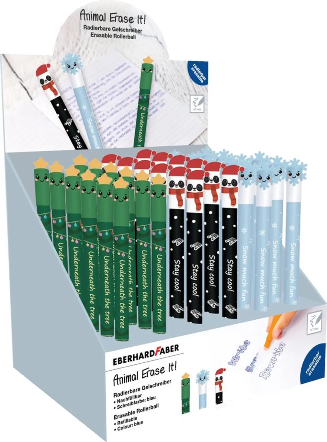 Eberhard Faber ERASE IT Gelpen - 36x - Assorti - afbeelding 2 van 2