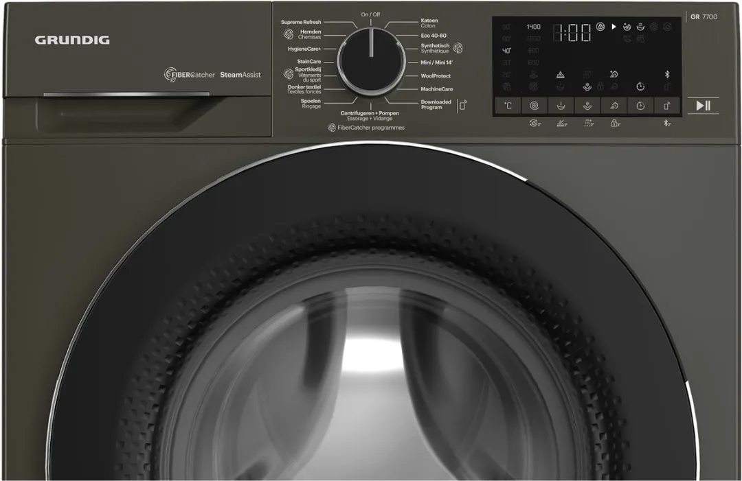 Grundig GW7P5941089M Wasmachine 9 kg - 1400 Toeren - Grijs