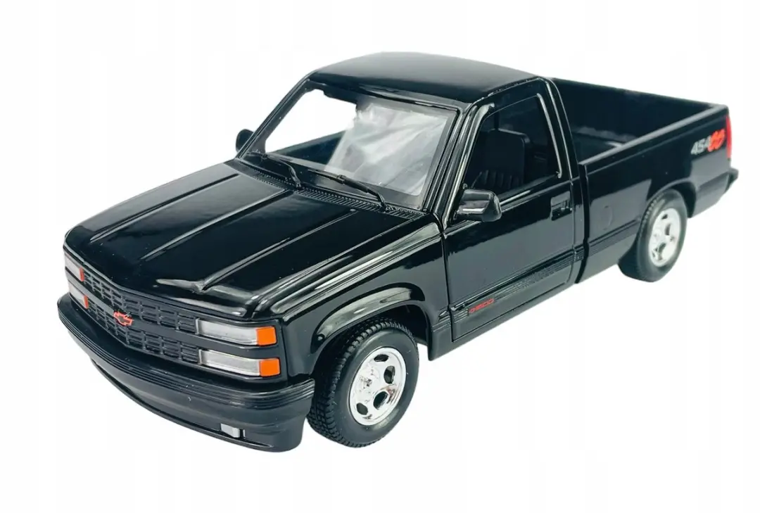 Maisto 1993 Chevrolet 454 SS Pickup Schaal 1:24 Metaal Zwart