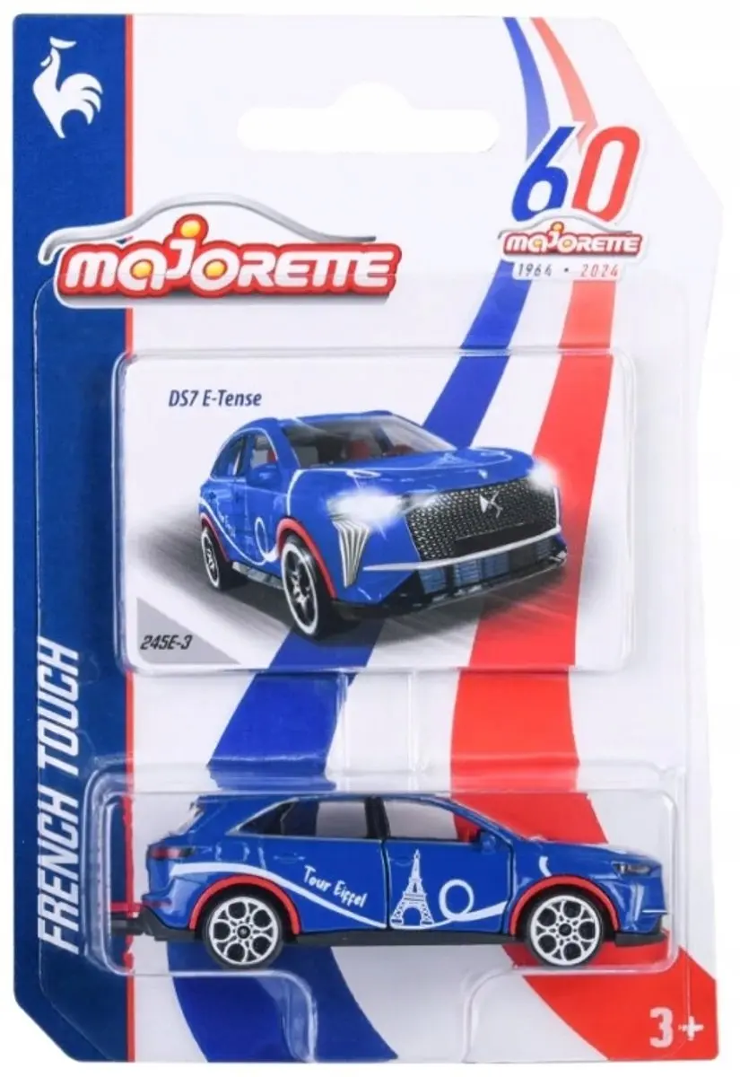 Majorette DS7 E-TENSE FRENCH TOUCH modelauto 1:64 blauw