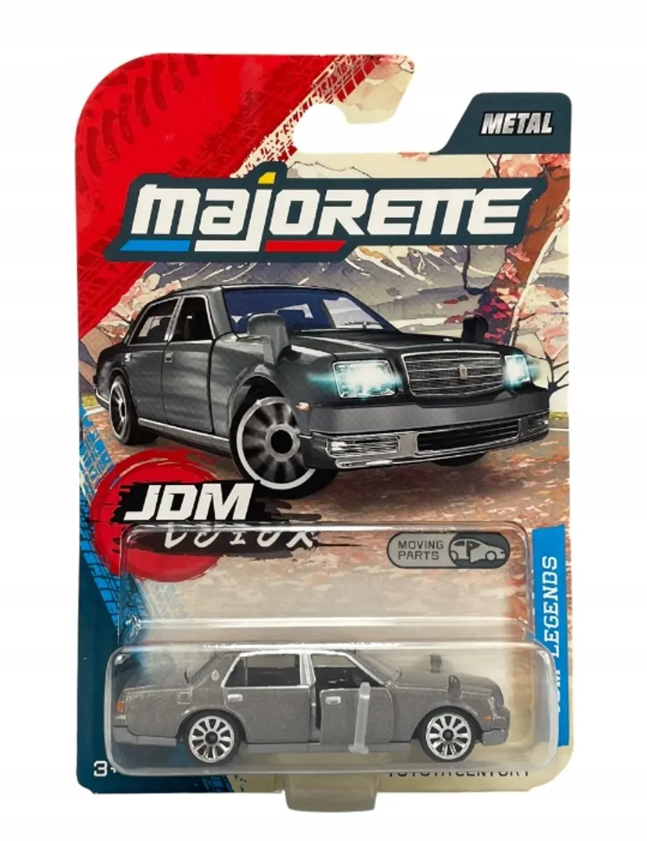 Majorette Toyota Century JDM Legends zilver 1:64 metalen model