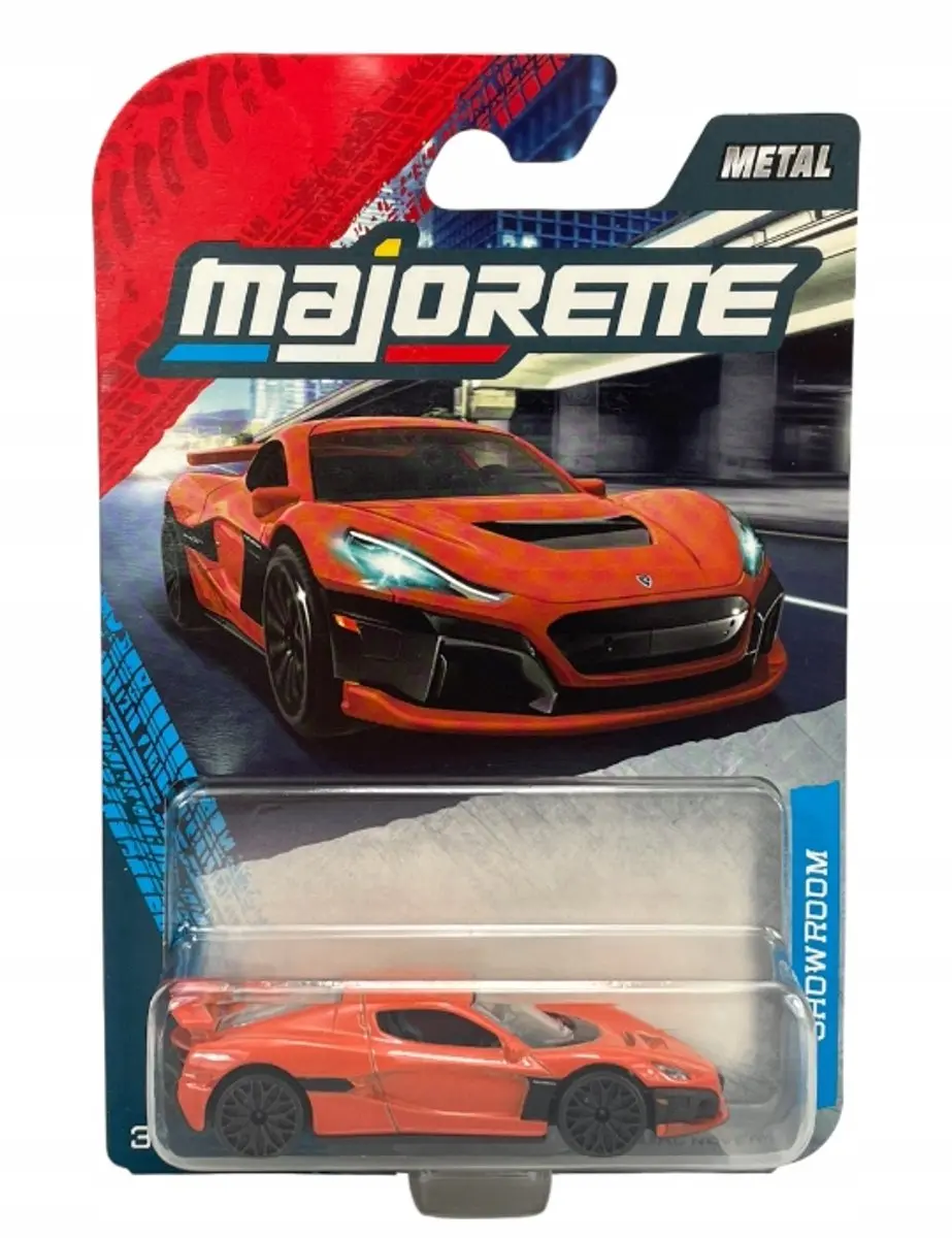 Majorette Rimac Nevera Rood 1:64 Metaal Nieuw model