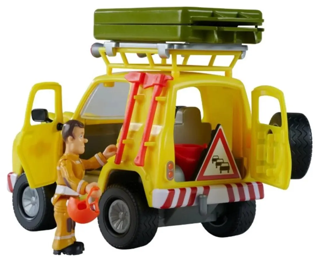 Simba Brandweerman Sam Terreinwagen met Daktent - afbeelding 3 van 6
